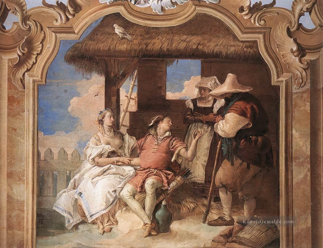 Villa Valmarana Angelica und Medoro mit dem Schäfer Giovanni Battista Tiepolo Ölgemälde